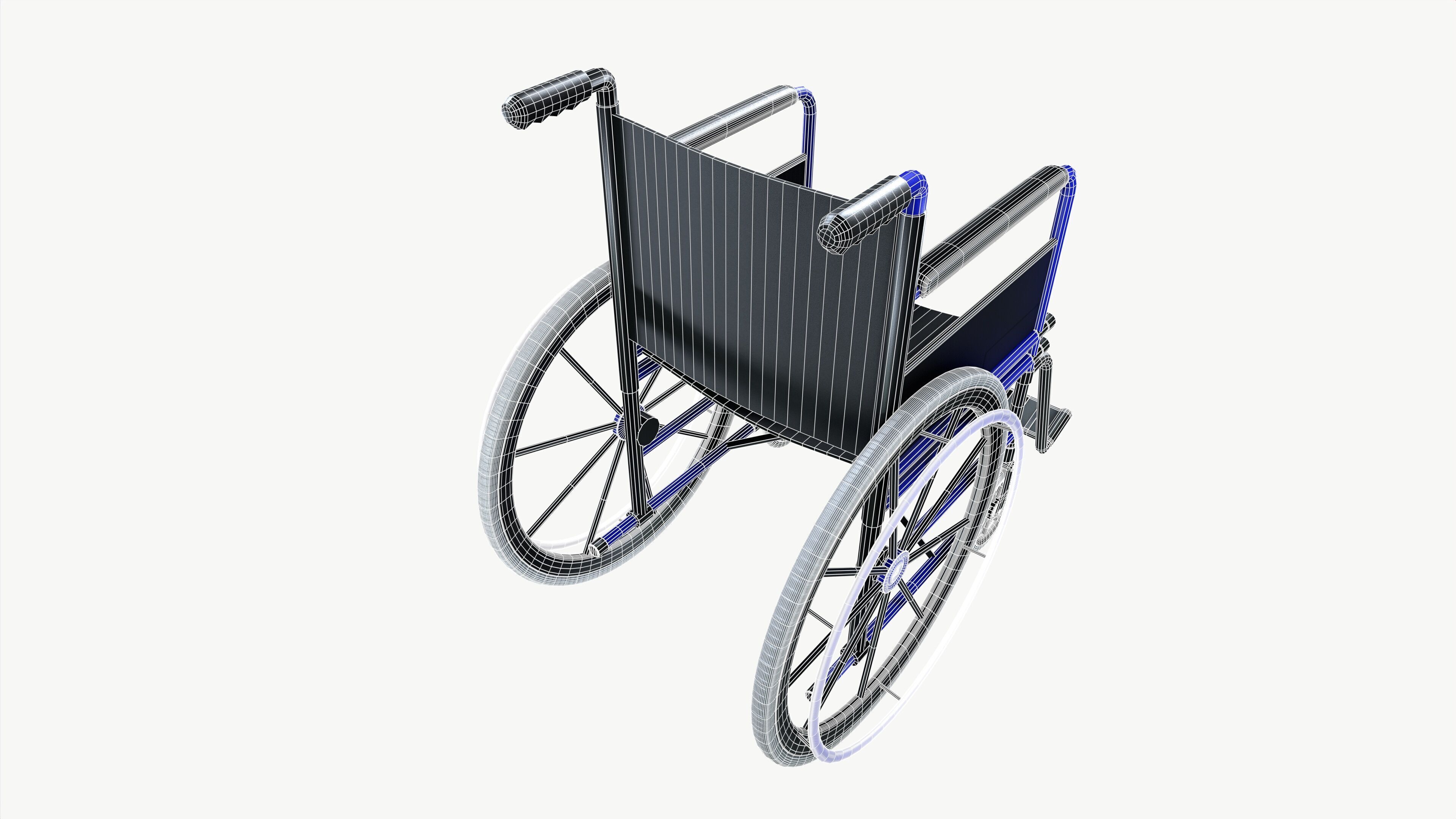 wheelchair 3D model_12