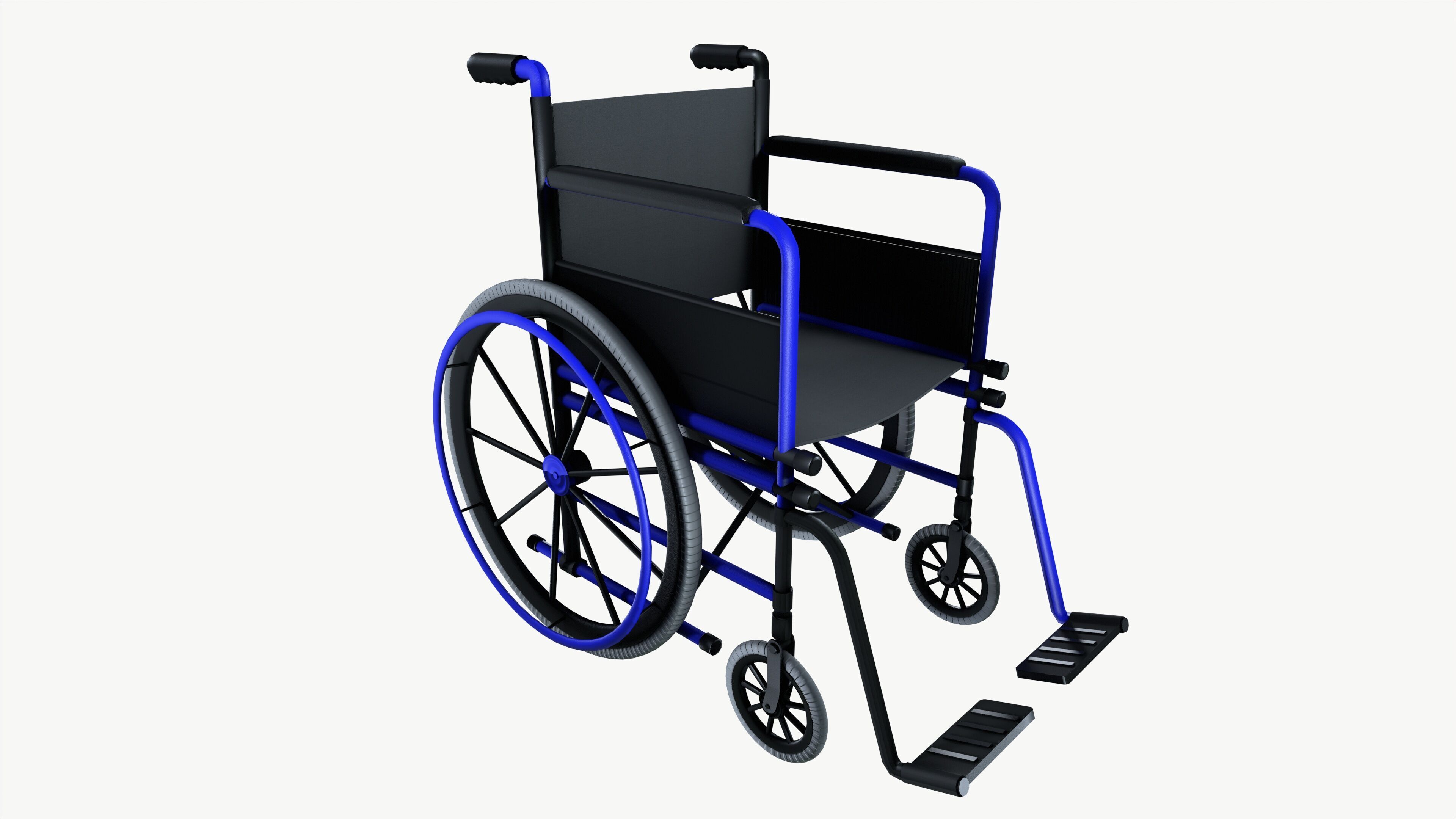 wheelchair 3D model_2
