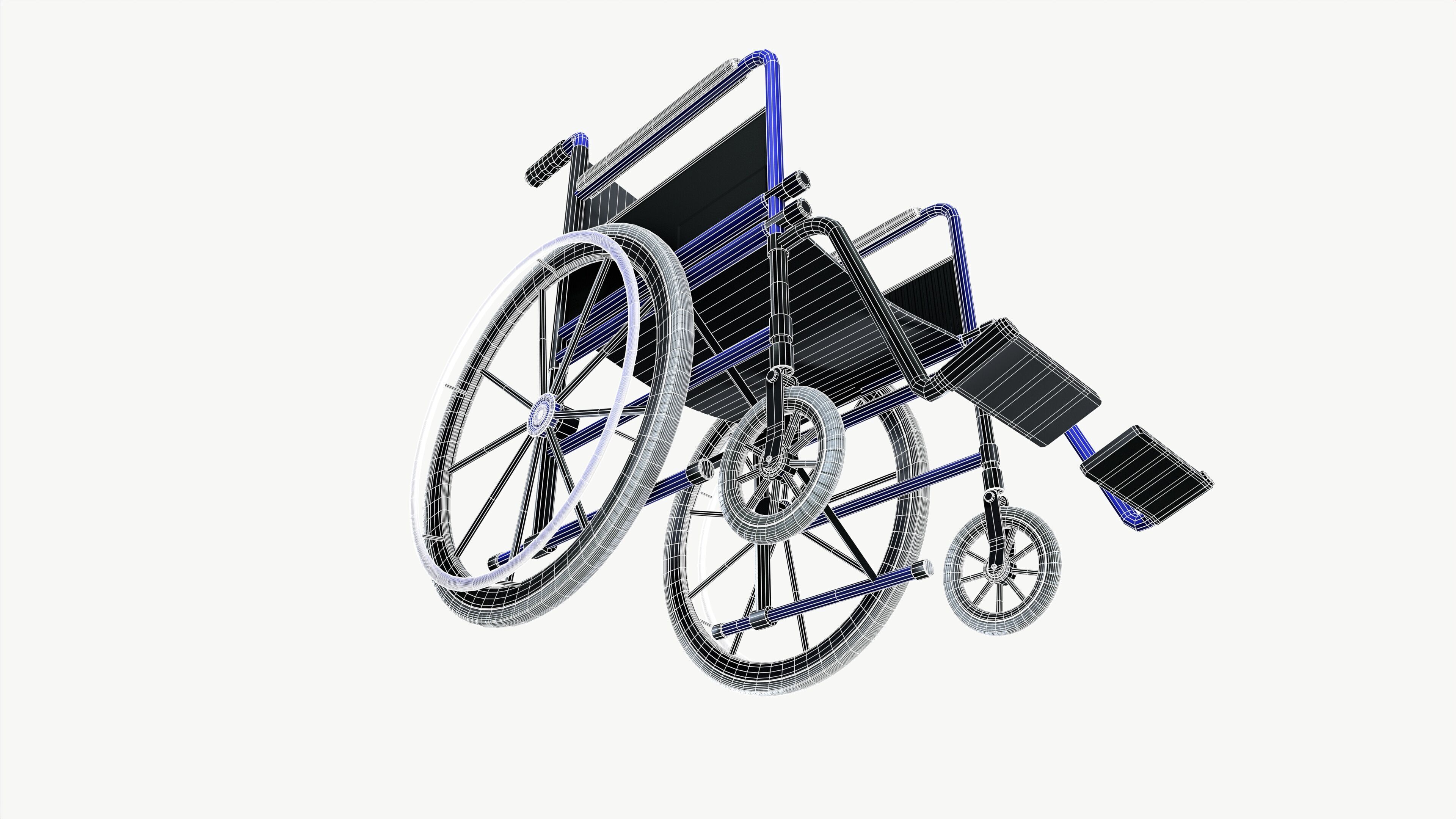wheelchair 3D model_13