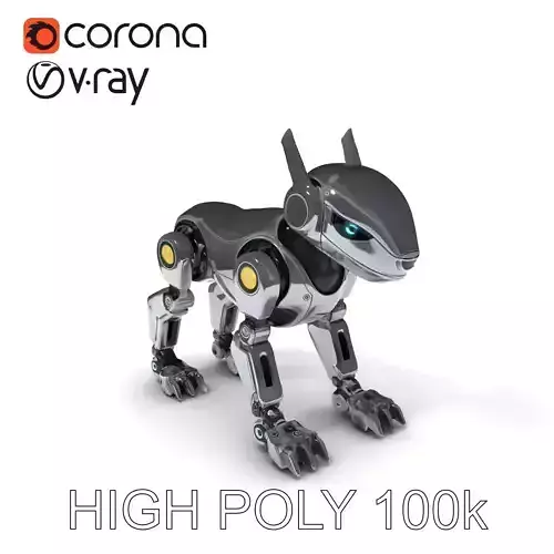 Futuristic Robotic Animal Model Pack for Game and Animation Low-poly 3D model