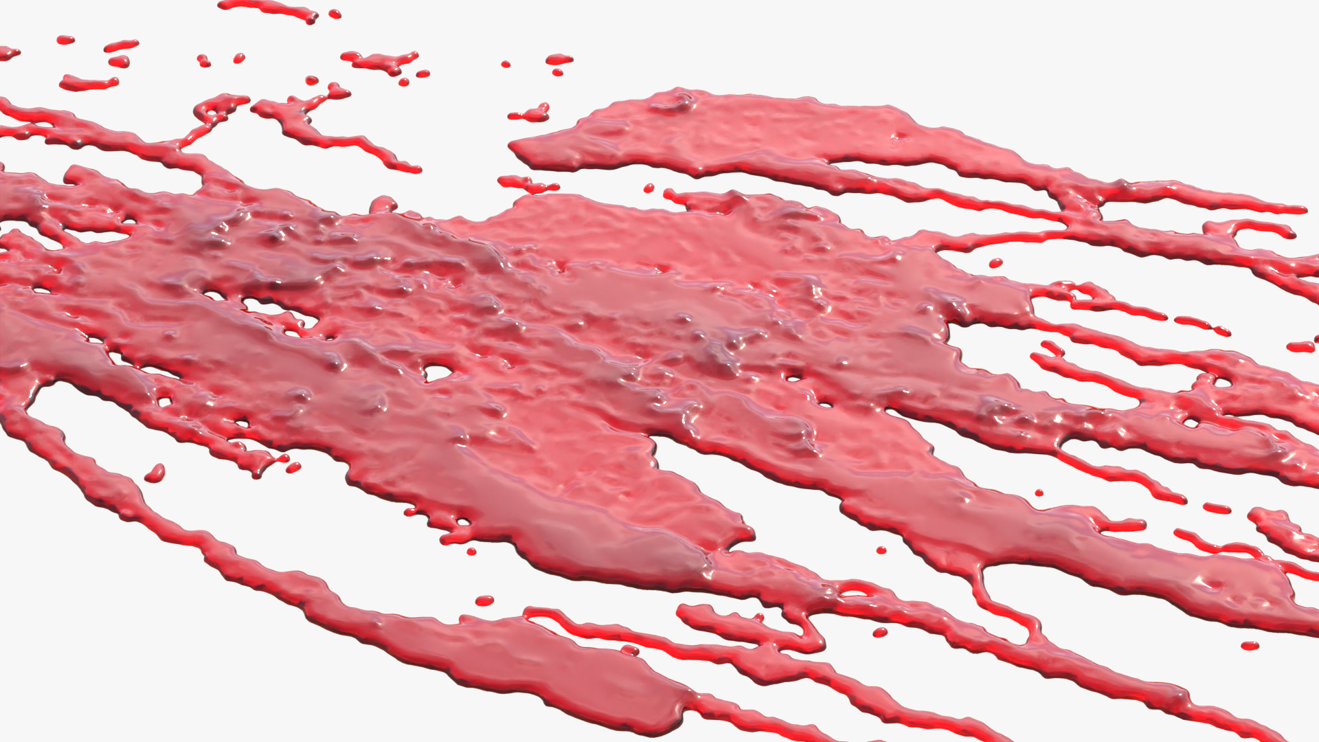 Swirly Blood Splatter Vol2 3 3D model_3