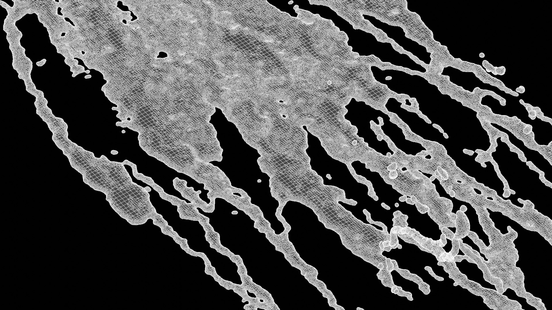 Swirly Blood Splatter Vol2 3 3D model_8