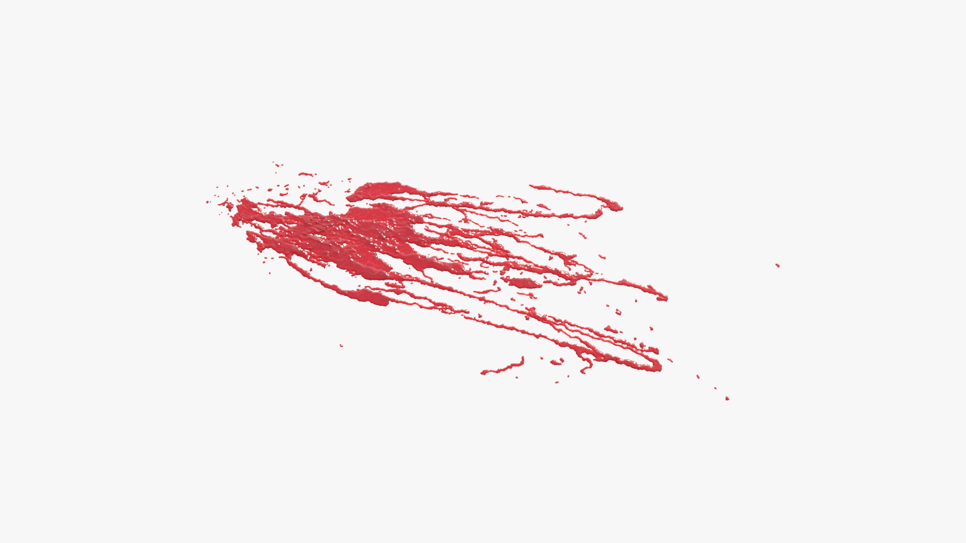 Swirly Blood Splatter Vol2 3 3D model_2