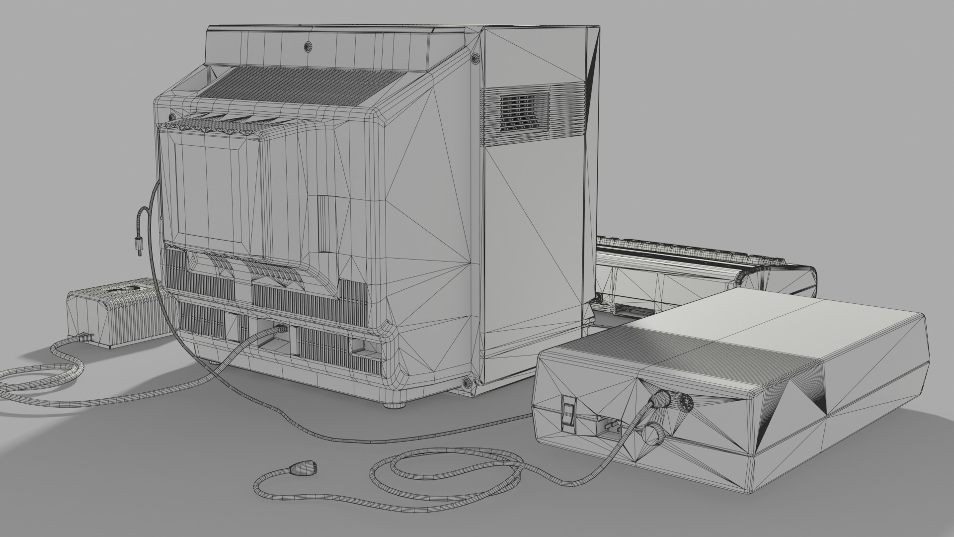 Commodore 64 Free low-poly 3D model_13