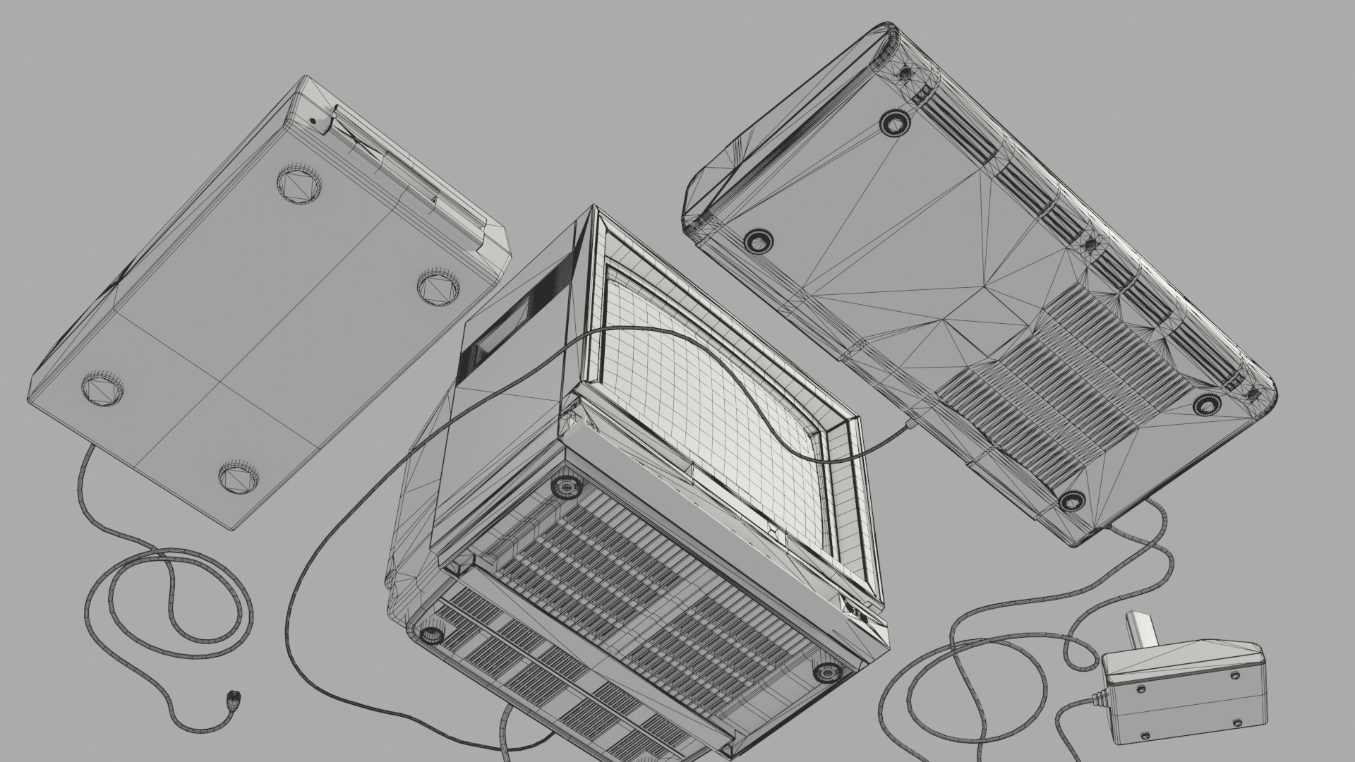 Commodore 64 Free low-poly 3D model_15