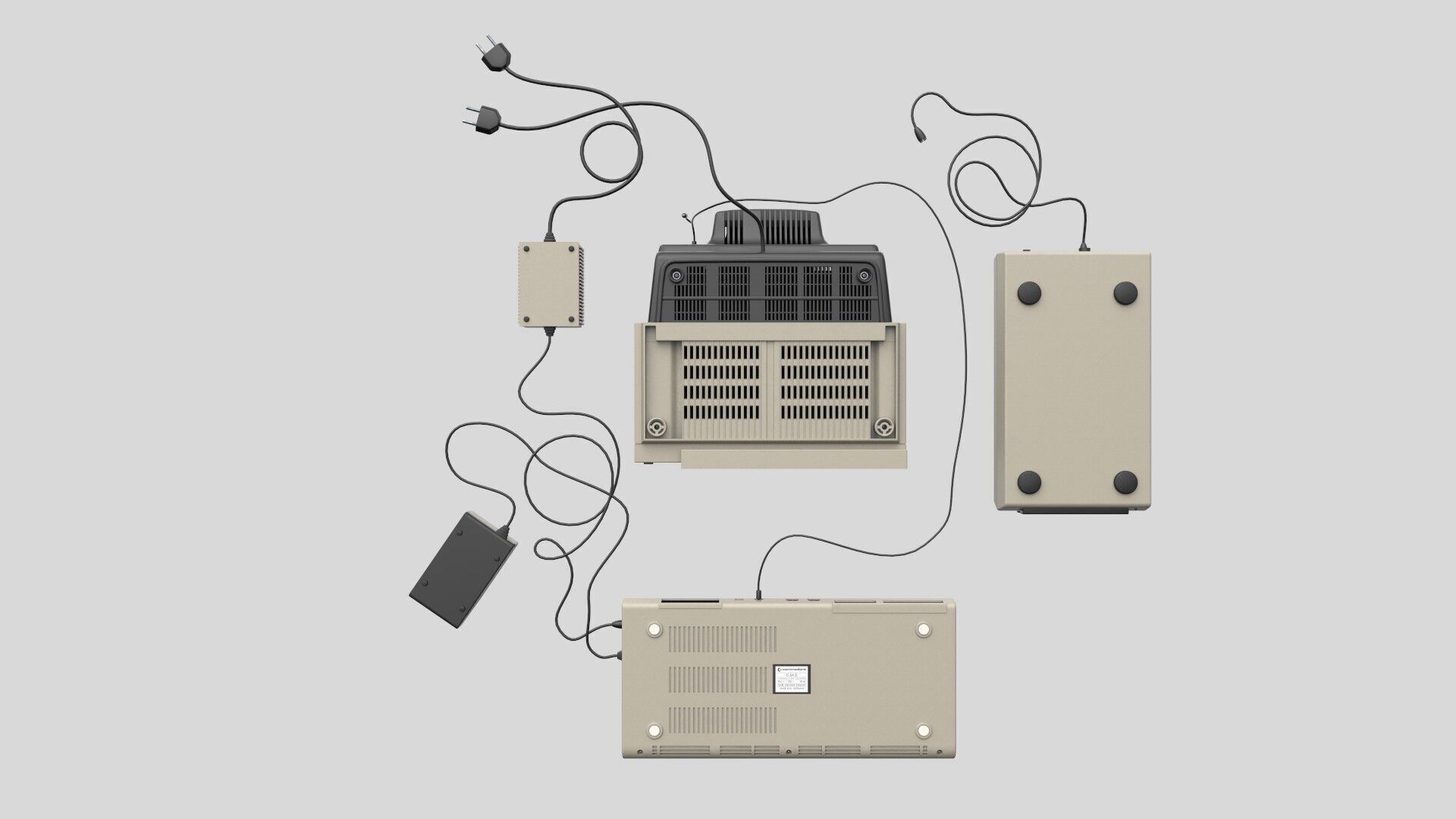 Commodore 64 Free low-poly 3D model_10