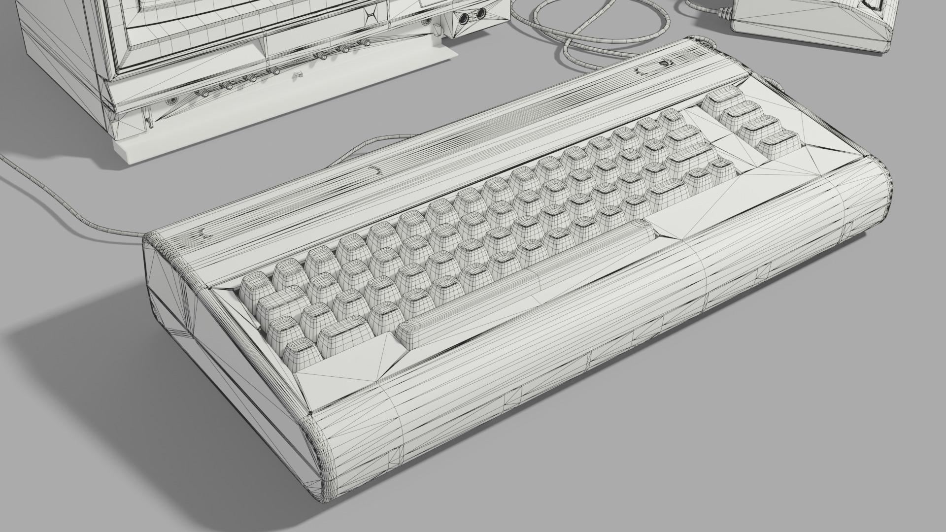 Commodore 64 Free low-poly 3D model_12