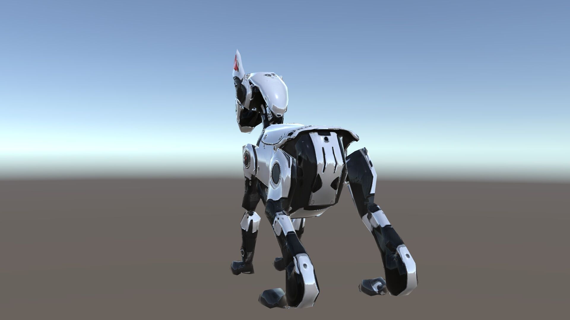Robotic Canine Companion Model Pack Low-poly 3D model_18