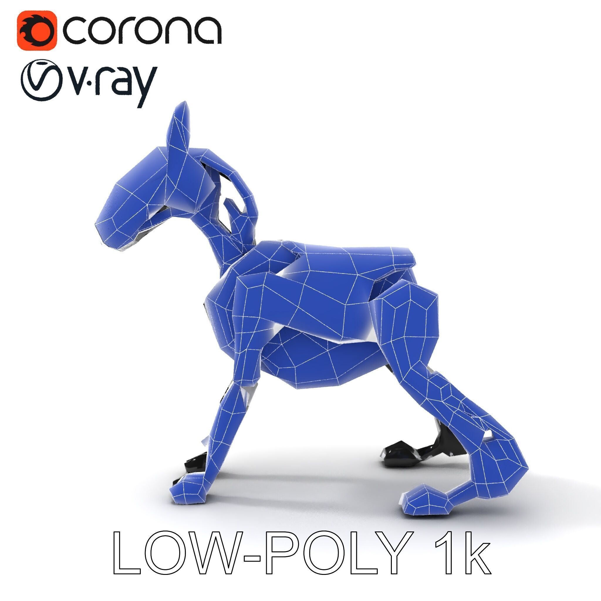 Robotic Canine Companion Model Pack Low-poly 3D model_30