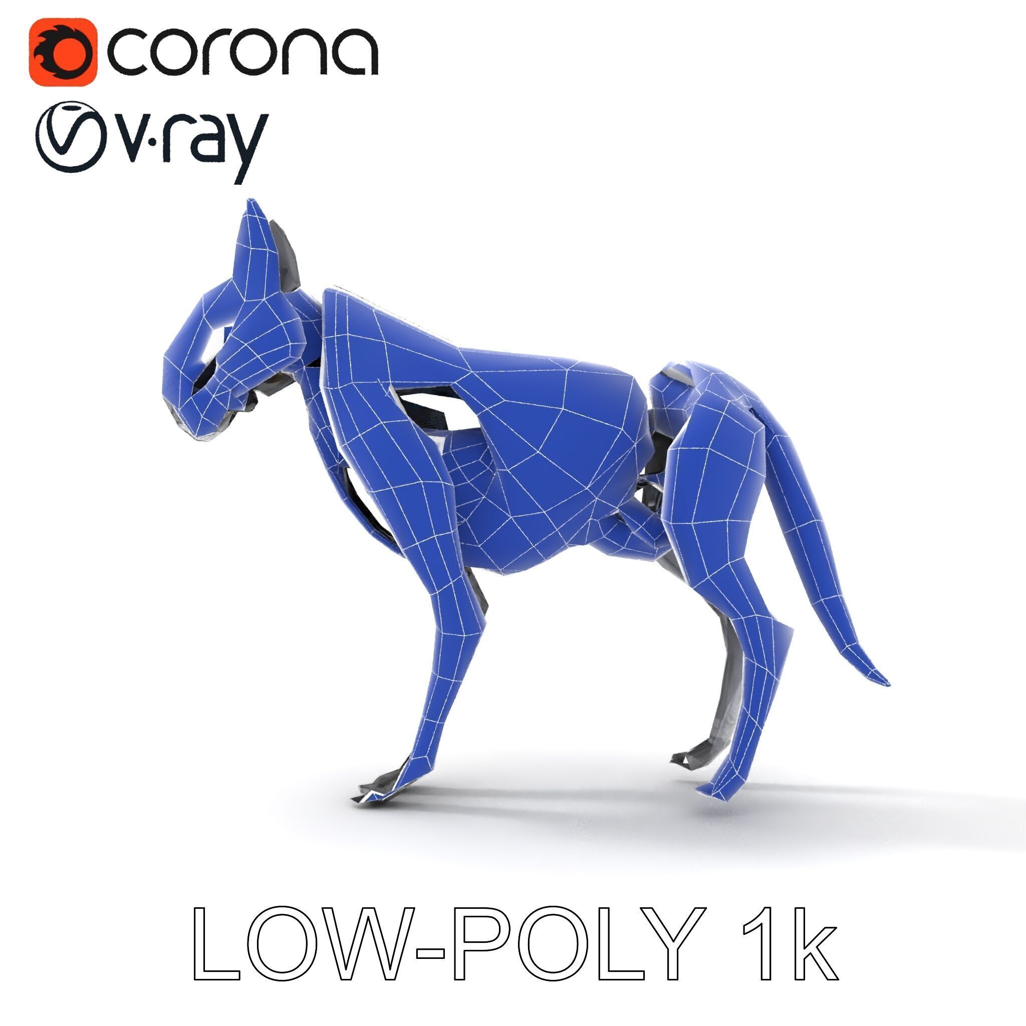 Futuristic Robotic Animal Model Pack Low-poly 3D model_24