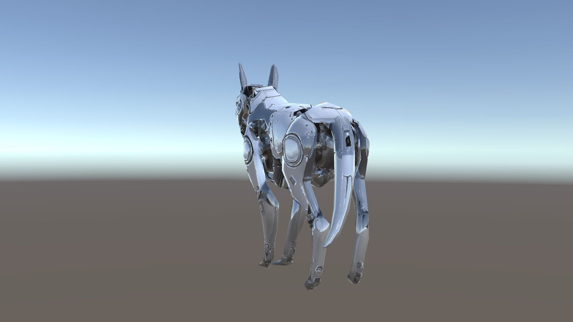 Futuristic Robotic Animal Model Pack Low-poly 3D model_22