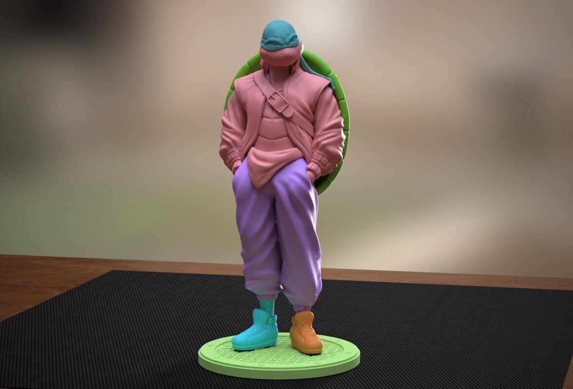 TMNT Urban Vibes Raph 3D print model_11