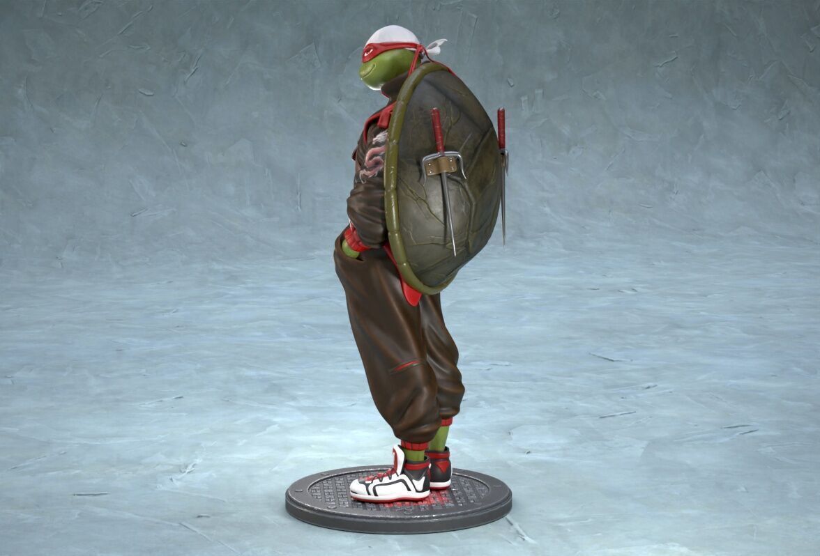 TMNT Urban Vibes Raph 3D print model_9