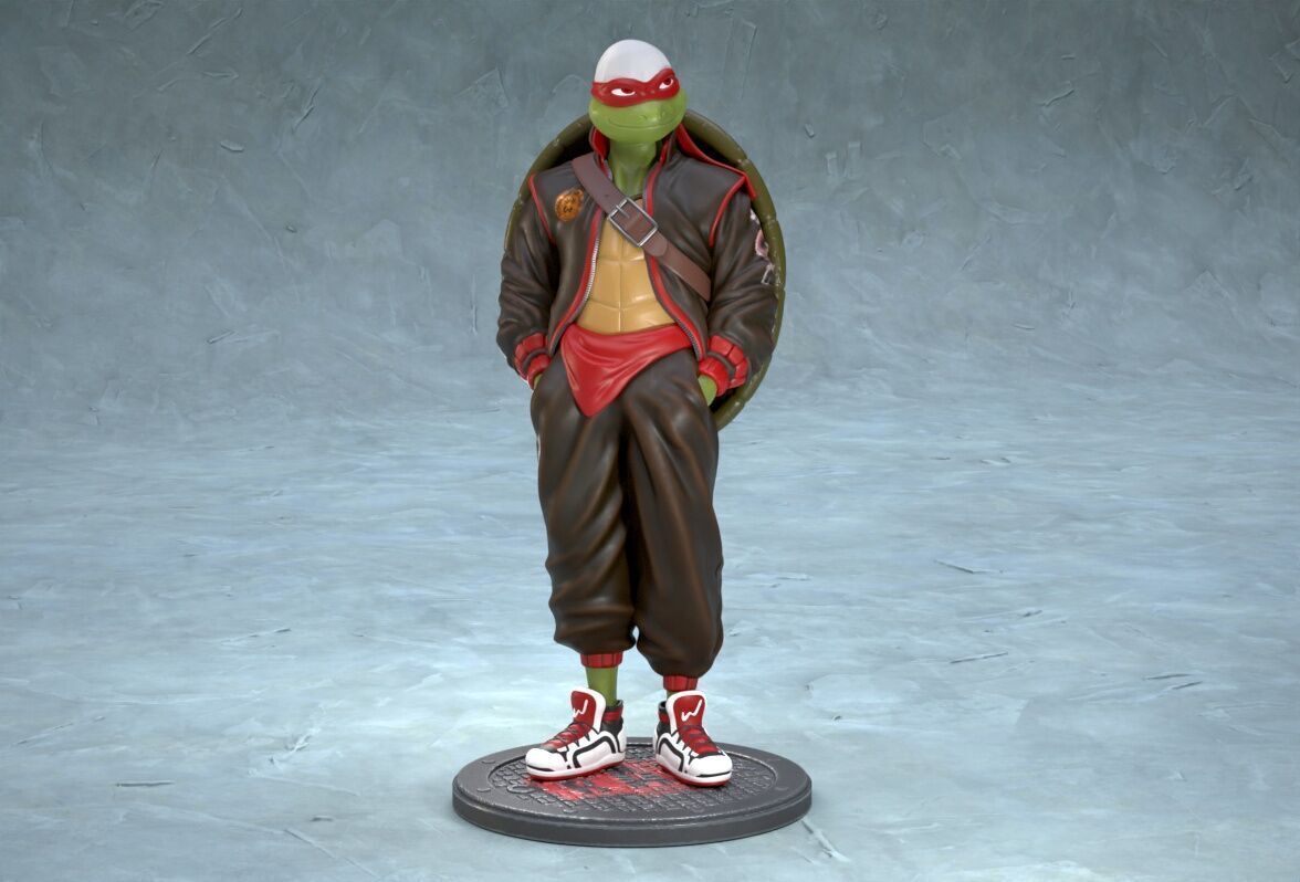 TMNT Urban Vibes Raph 3D print model_2