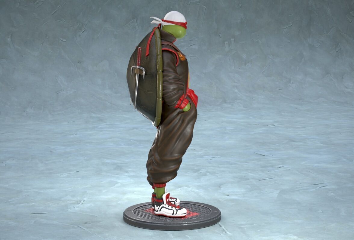 TMNT Urban Vibes Raph 3D print model_5