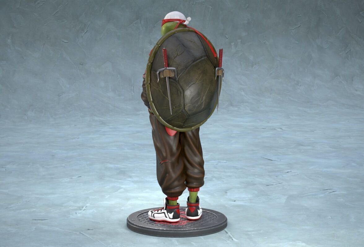 TMNT Urban Vibes Raph 3D print model_8
