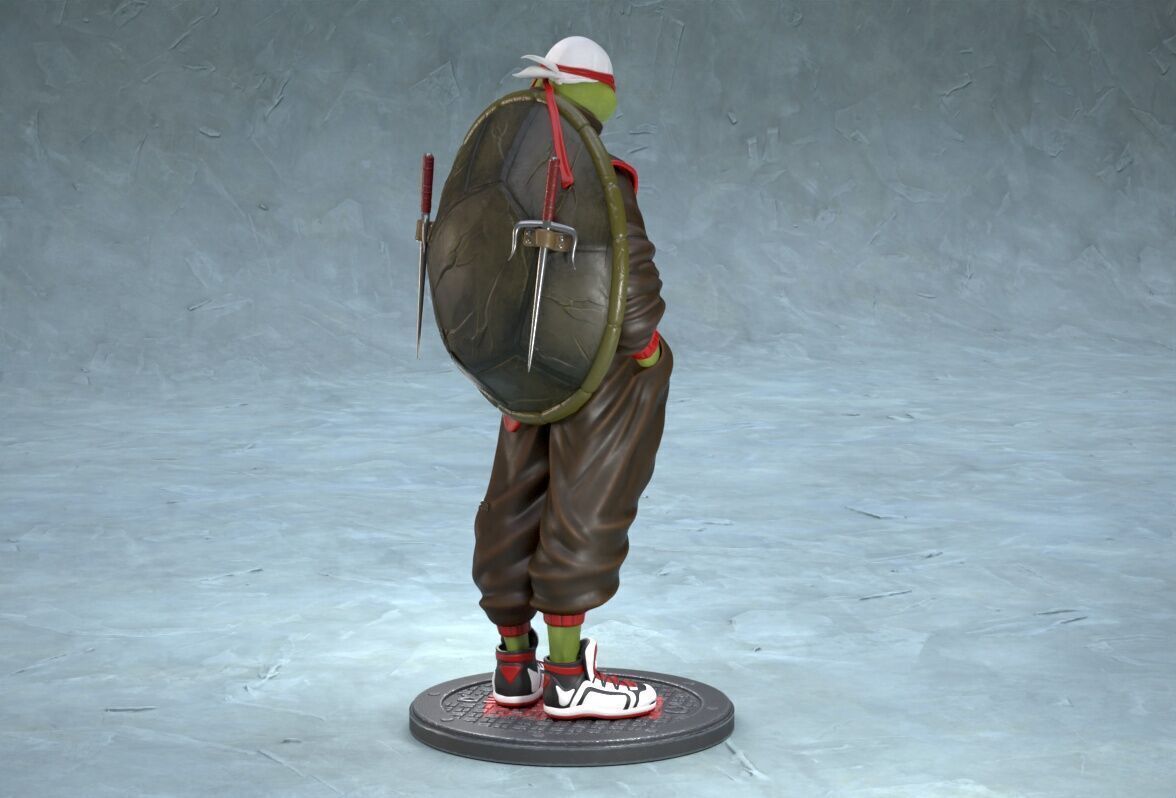TMNT Urban Vibes Raph 3D print model_6