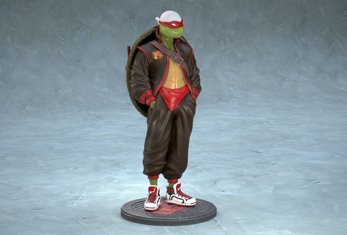 TMNT Urban Vibes Raph 3D print model_3