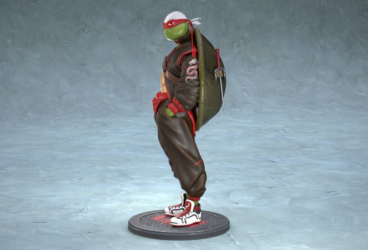 TMNT Urban Vibes Raph 3D print model_10