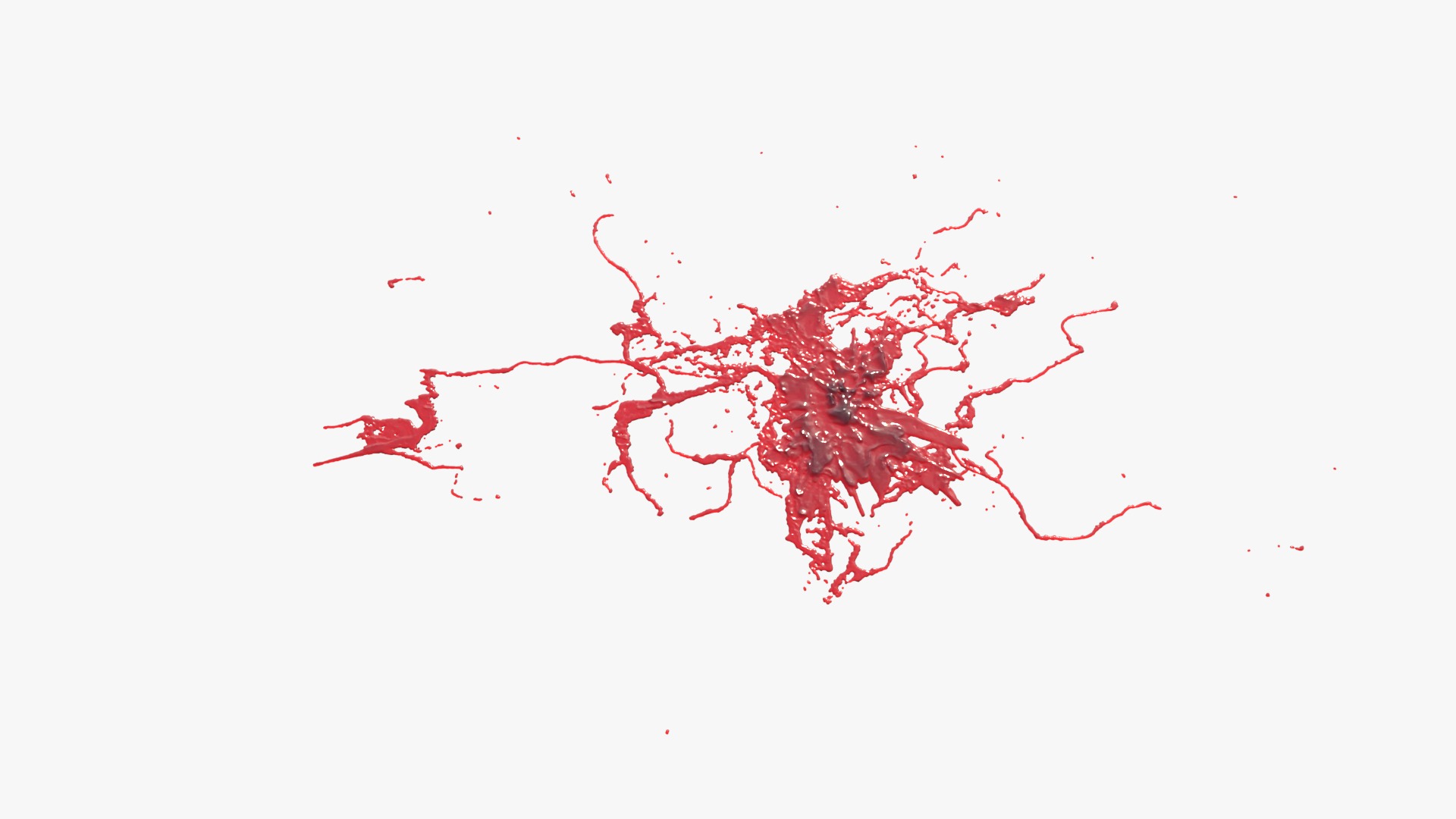 Swirly Blood Splatter Vol2 2 3D model_2