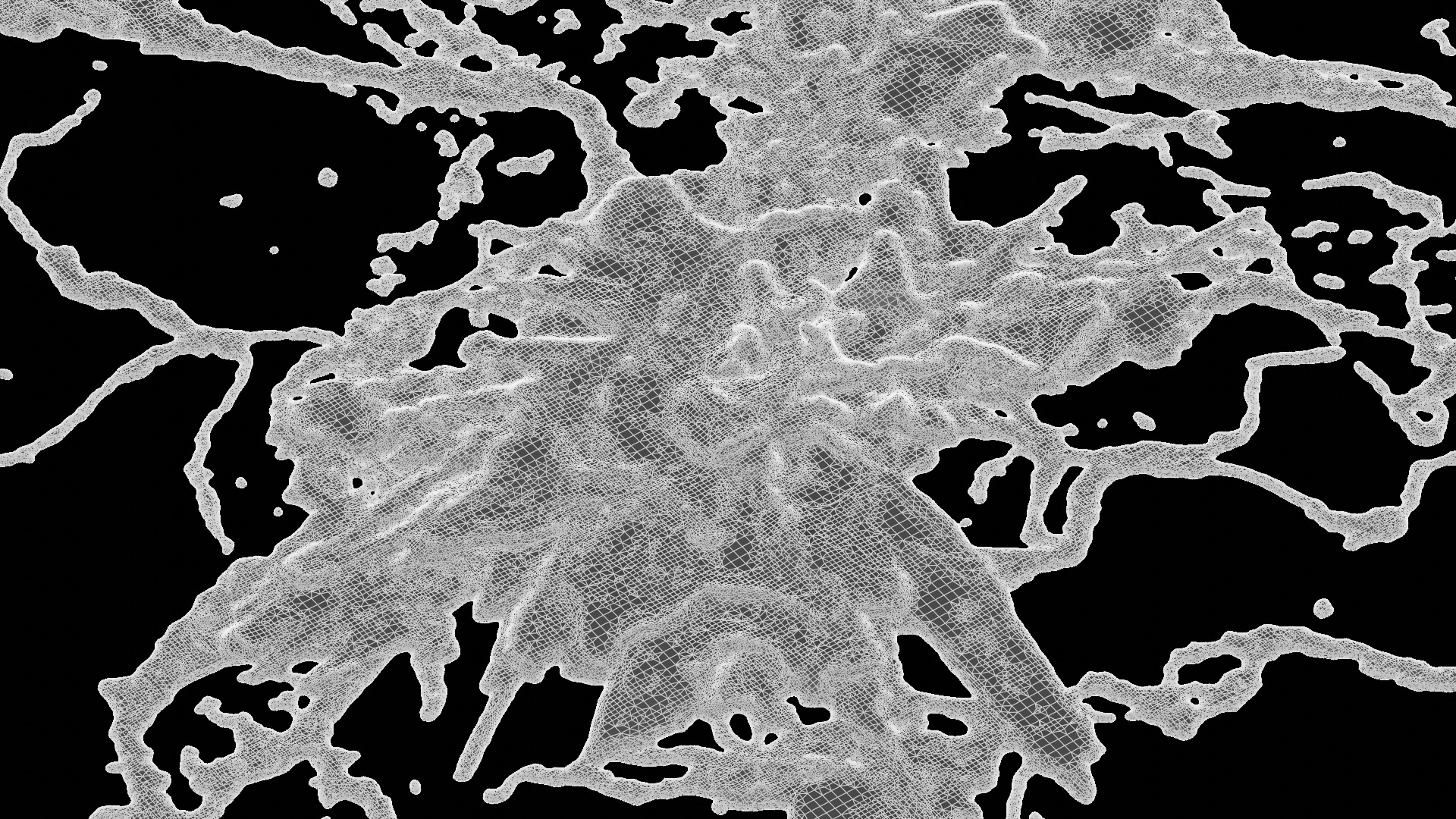 Swirly Blood Splatter Vol2 2 3D model_8