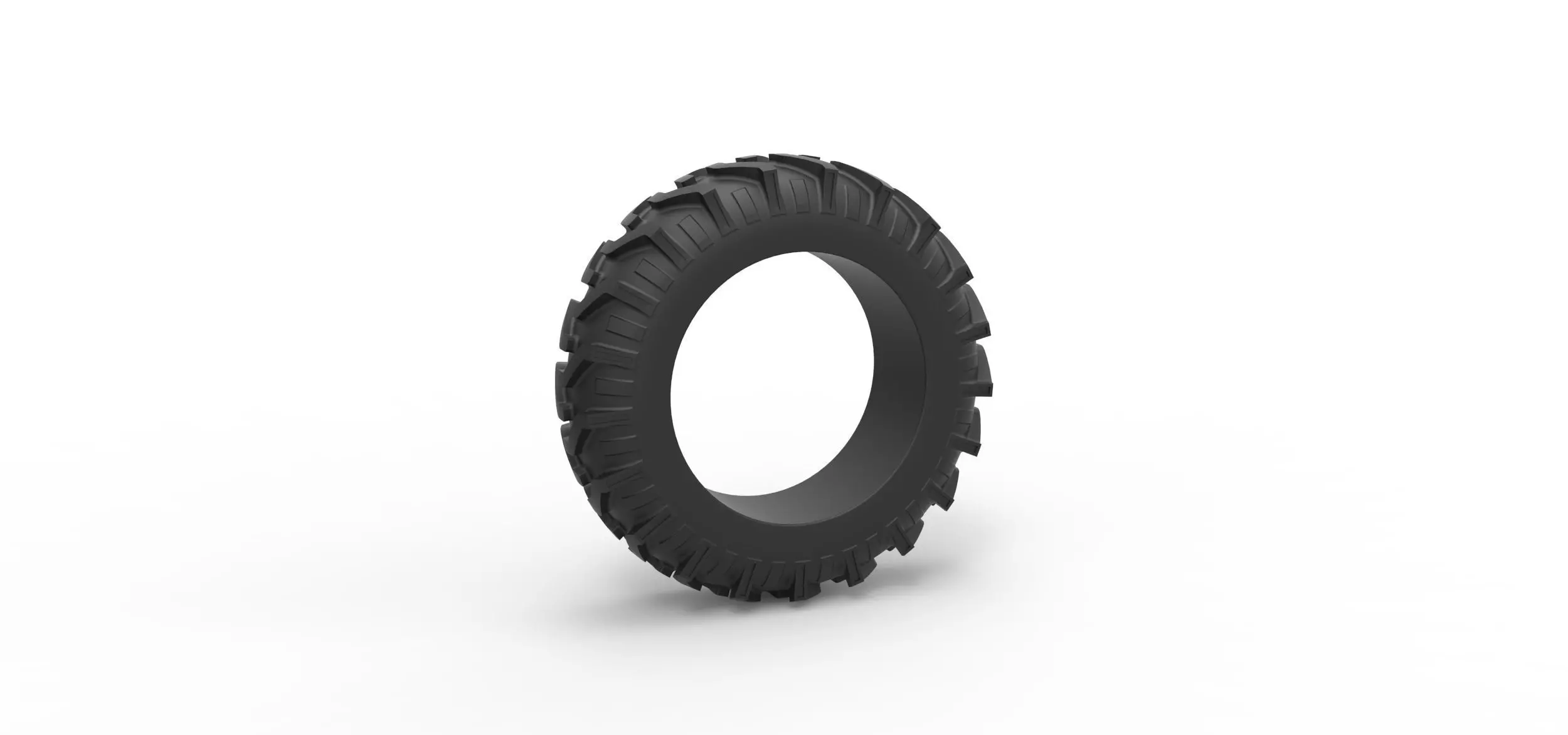 Tractor tire 34 Scale 1 to 25 3D print model
