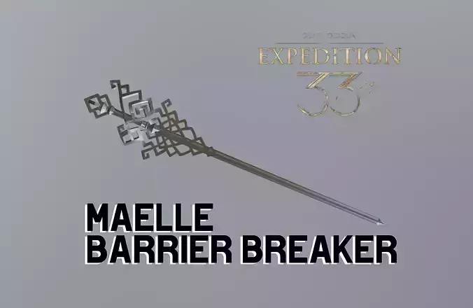 Clair Obscur Expedition 33 - Maelle Barrier Breaker 3D print model