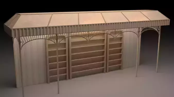 Metal Structure dome  3D model