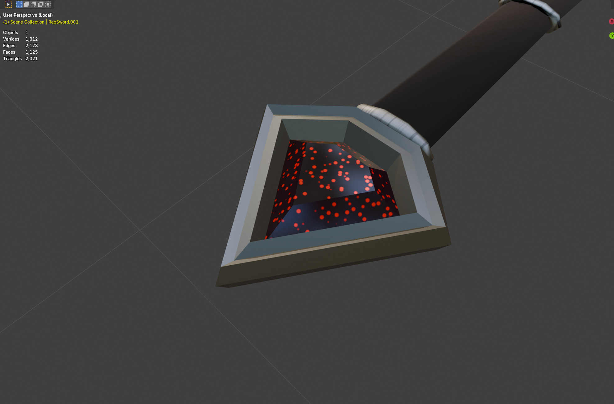 Two-hand swords pack 4 in 1 Low-poly 3D model_13