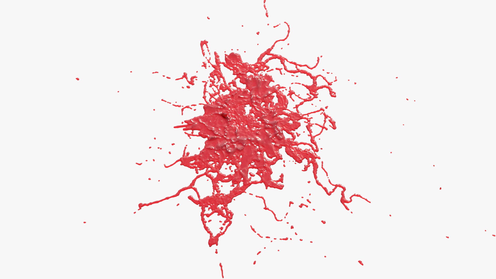 Swirly Blood Splatter Vol2 1 3D model_2