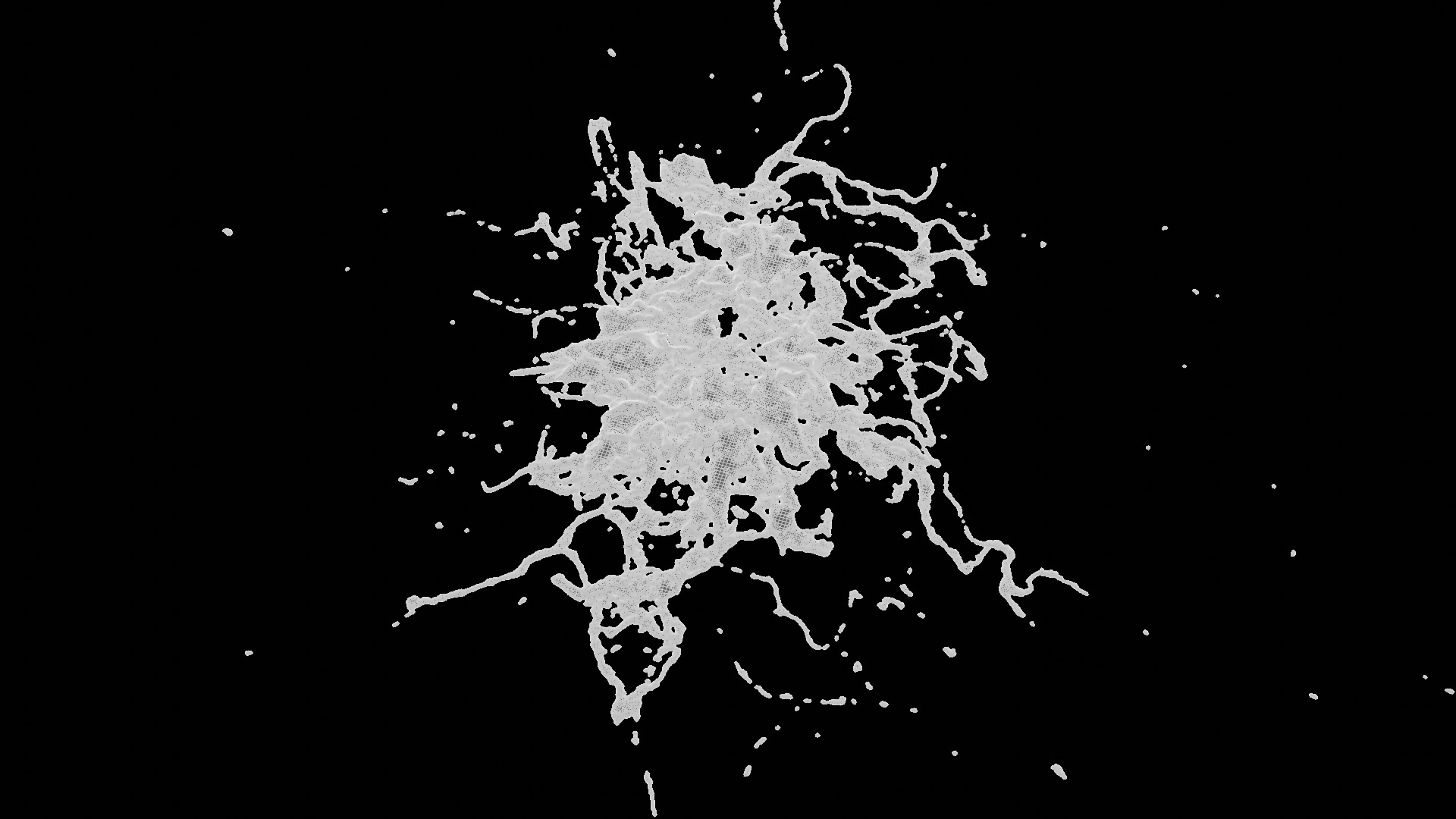 Swirly Blood Splatter Vol2 1 3D model_6