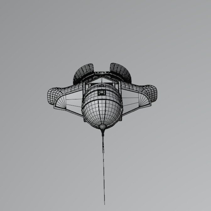 Sci-Fi Warrior Chest Armor with Helmet 3D model_9