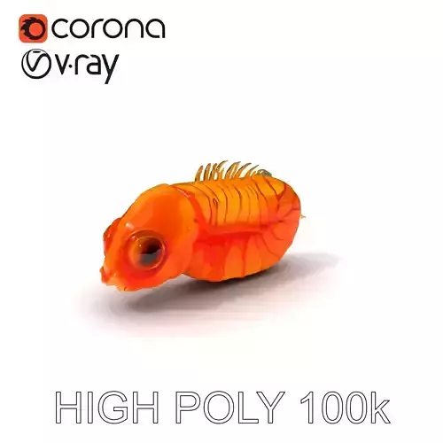 Futuristic Aquatic Creature Model Pack