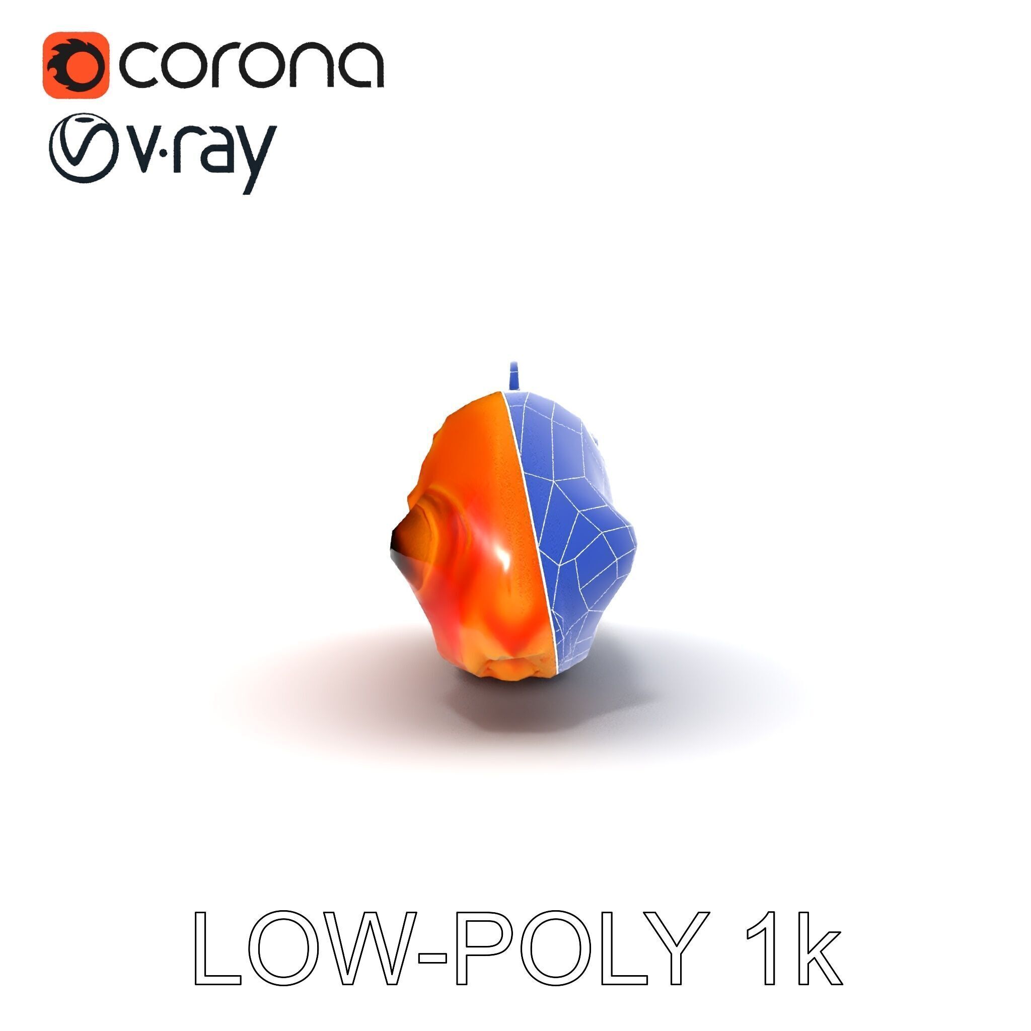 Futuristic Aquatic Creature Model Pack Low-poly 3D model_30