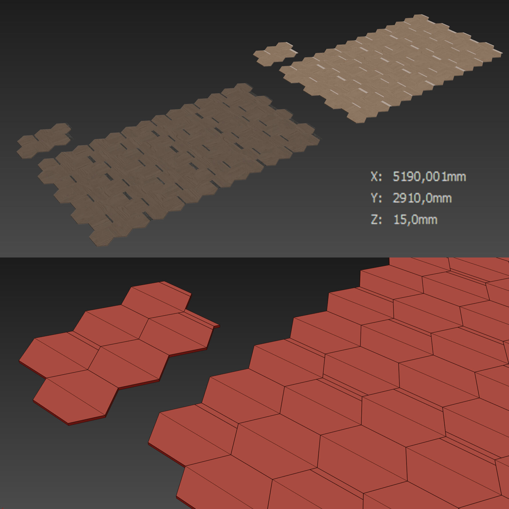 Alveo v340 Modular Floor By Foglie D Oro 3D model_4