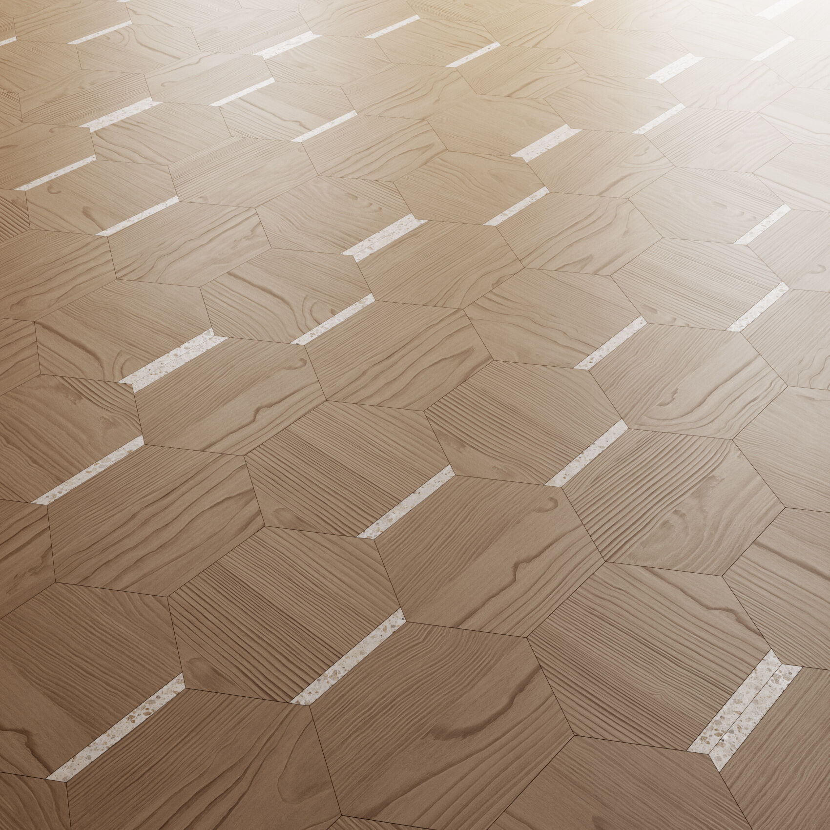 Alveo v340 Modular Floor By Foglie D Oro 3D model_1
