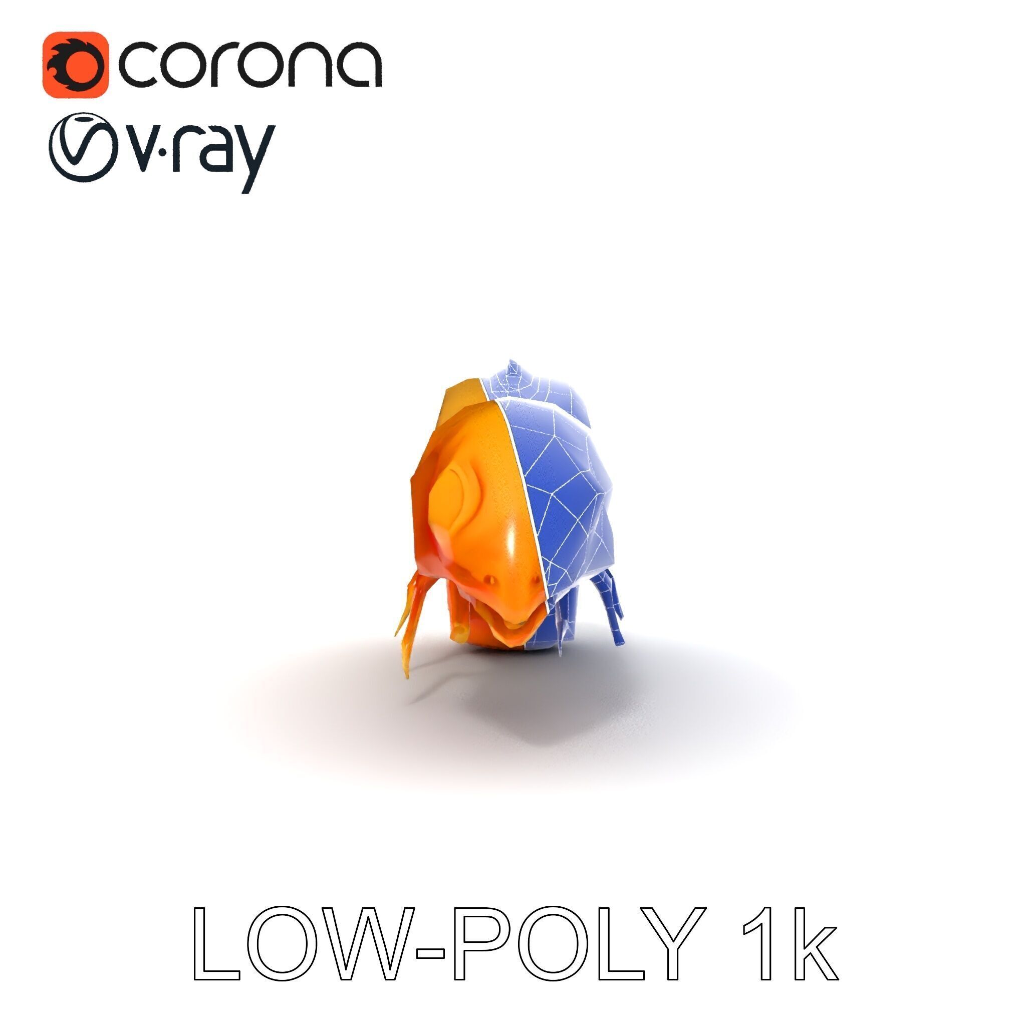 Alien Insect Creature Model Pack with Detailed Features Low-poly 3D model_13