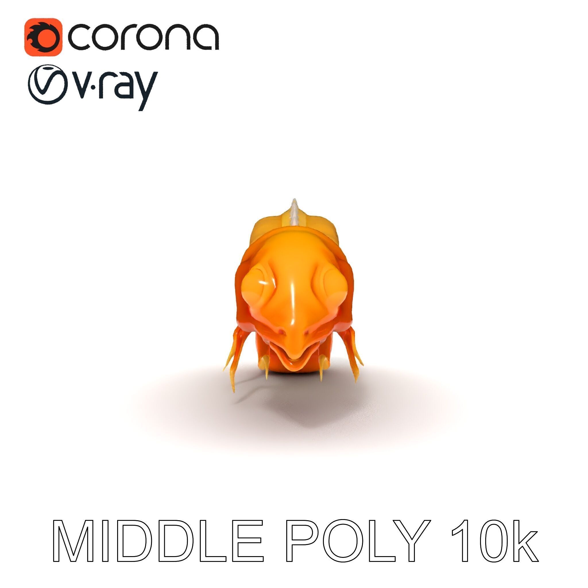 Alien Insect Creature Model Pack with Detailed Features Low-poly 3D model_26