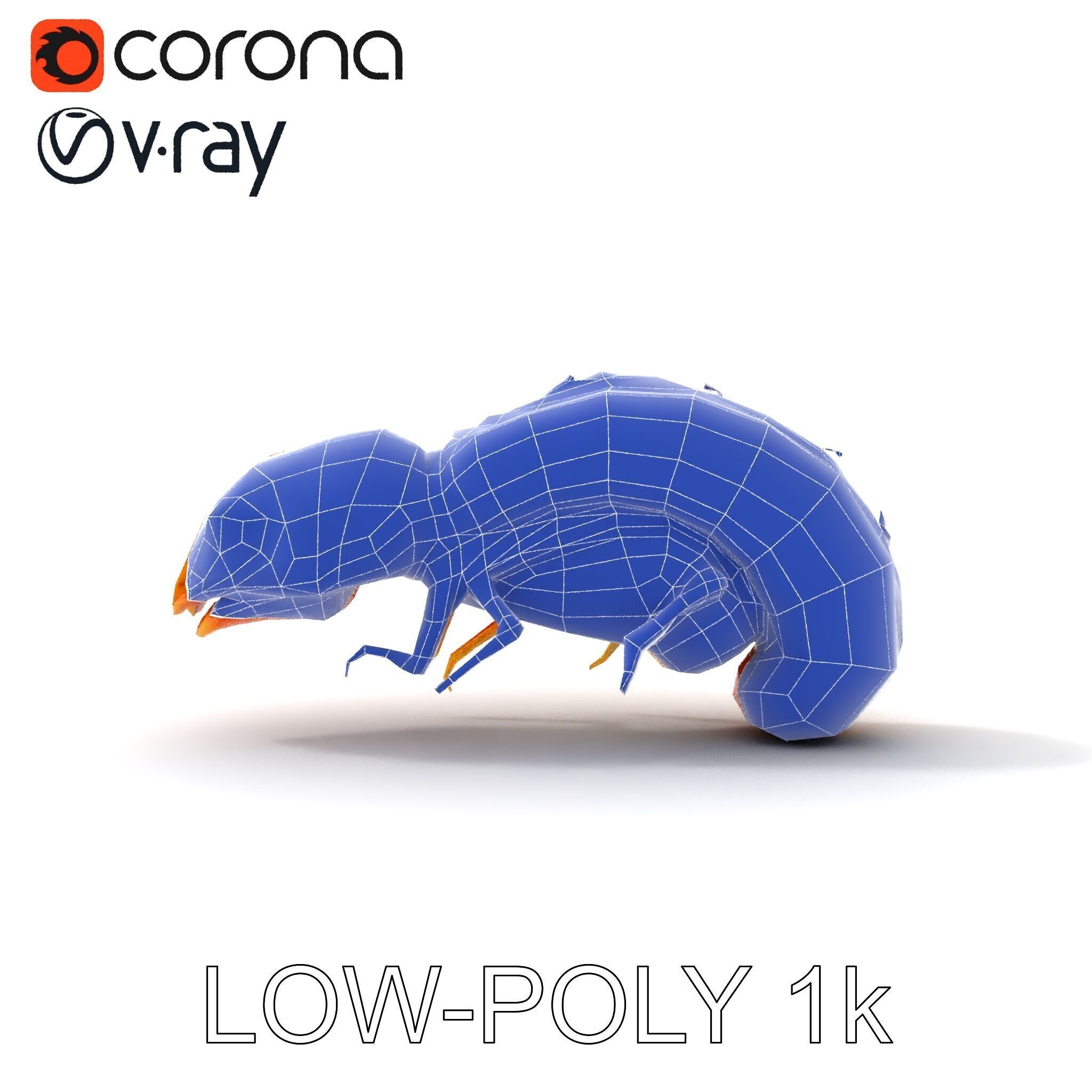 Alien Insect Creature Model Pack with Detailed Features Low-poly 3D model_32