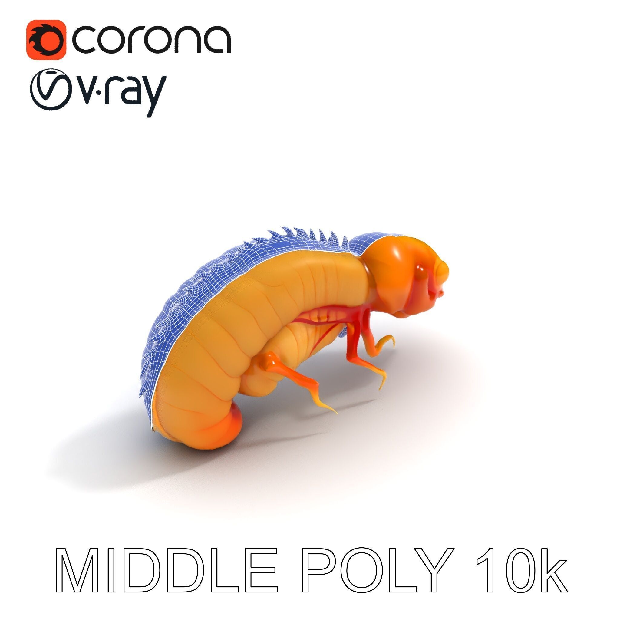 Alien Insect Creature Model Pack with Detailed Features Low-poly 3D model_29