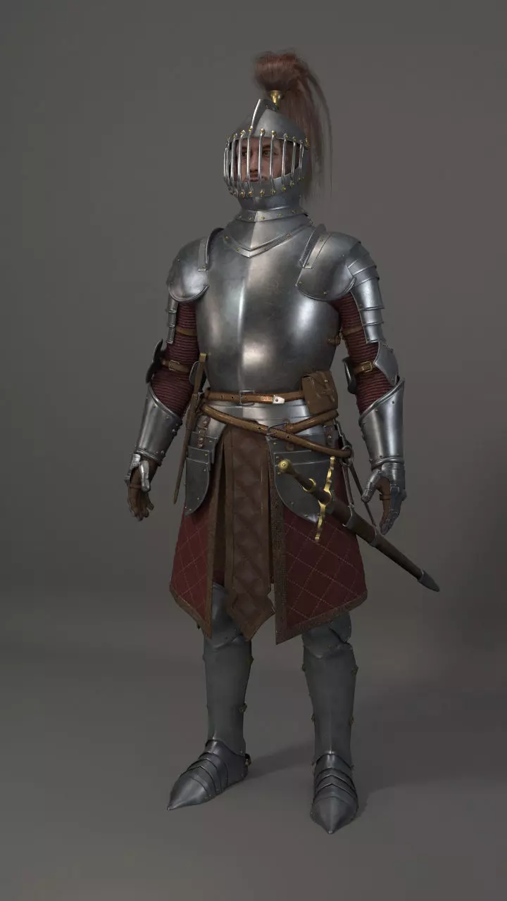 Knight 3D model_0