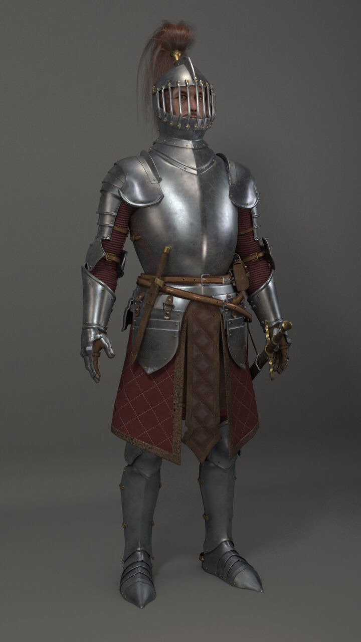 Knight 3D model_1