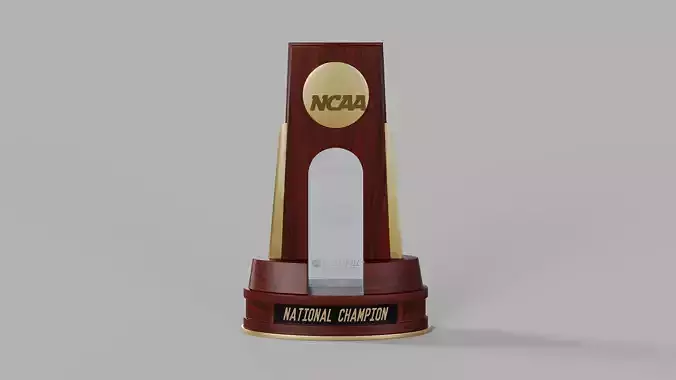 College Basketball Championship Trophy 3D model