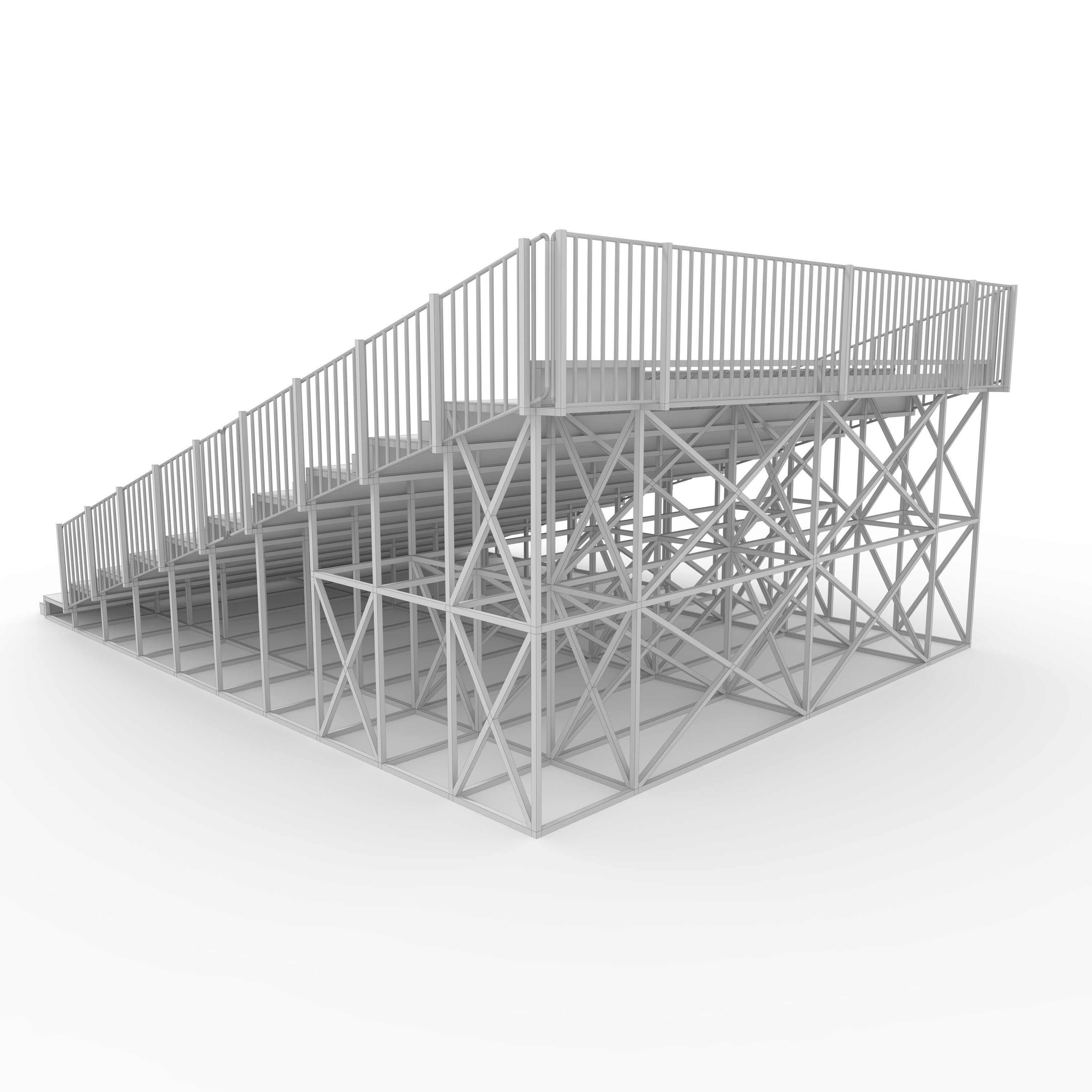 Bleachers 56 3D model_15