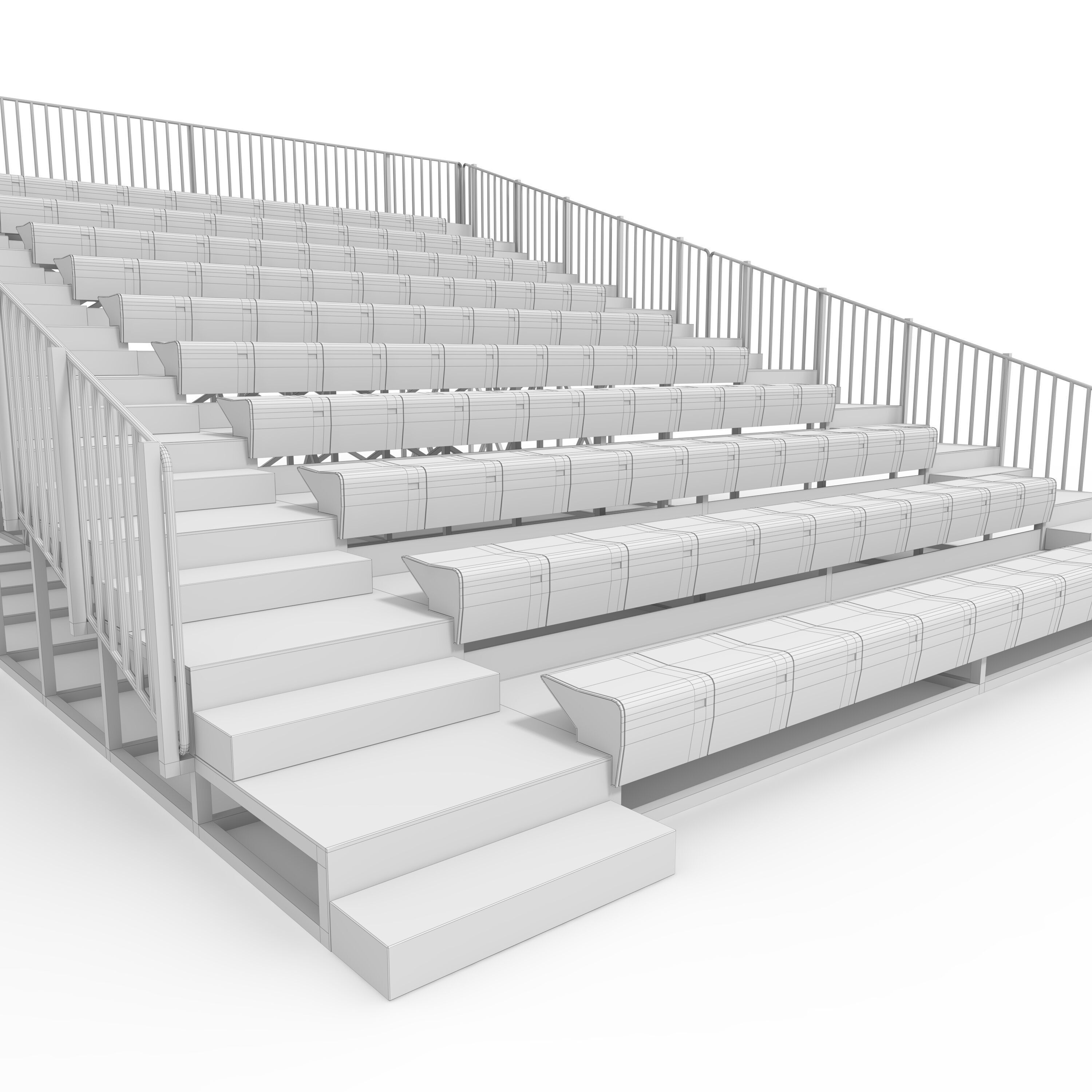 Bleachers 56 3D model_17