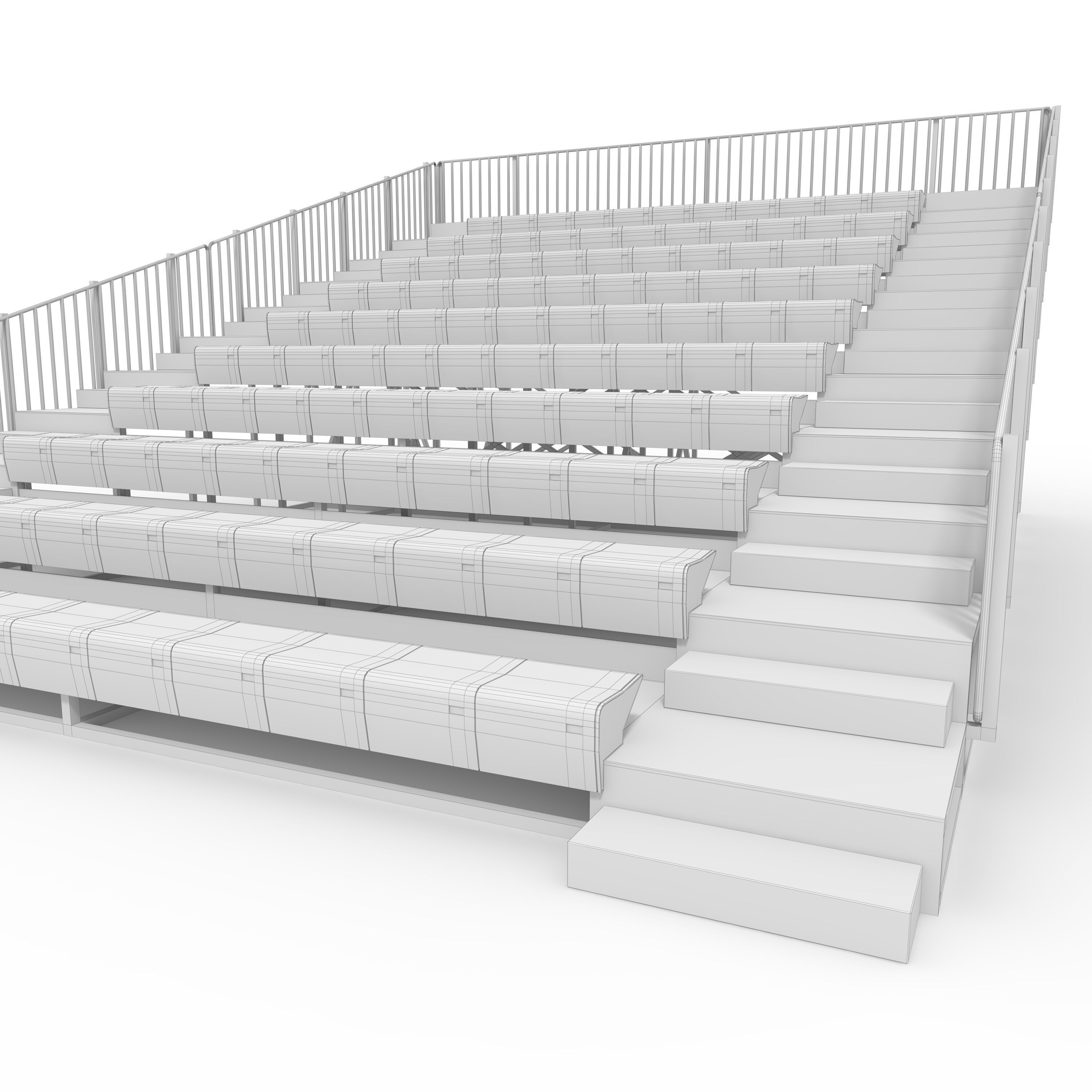 Bleachers 56 3D model_23