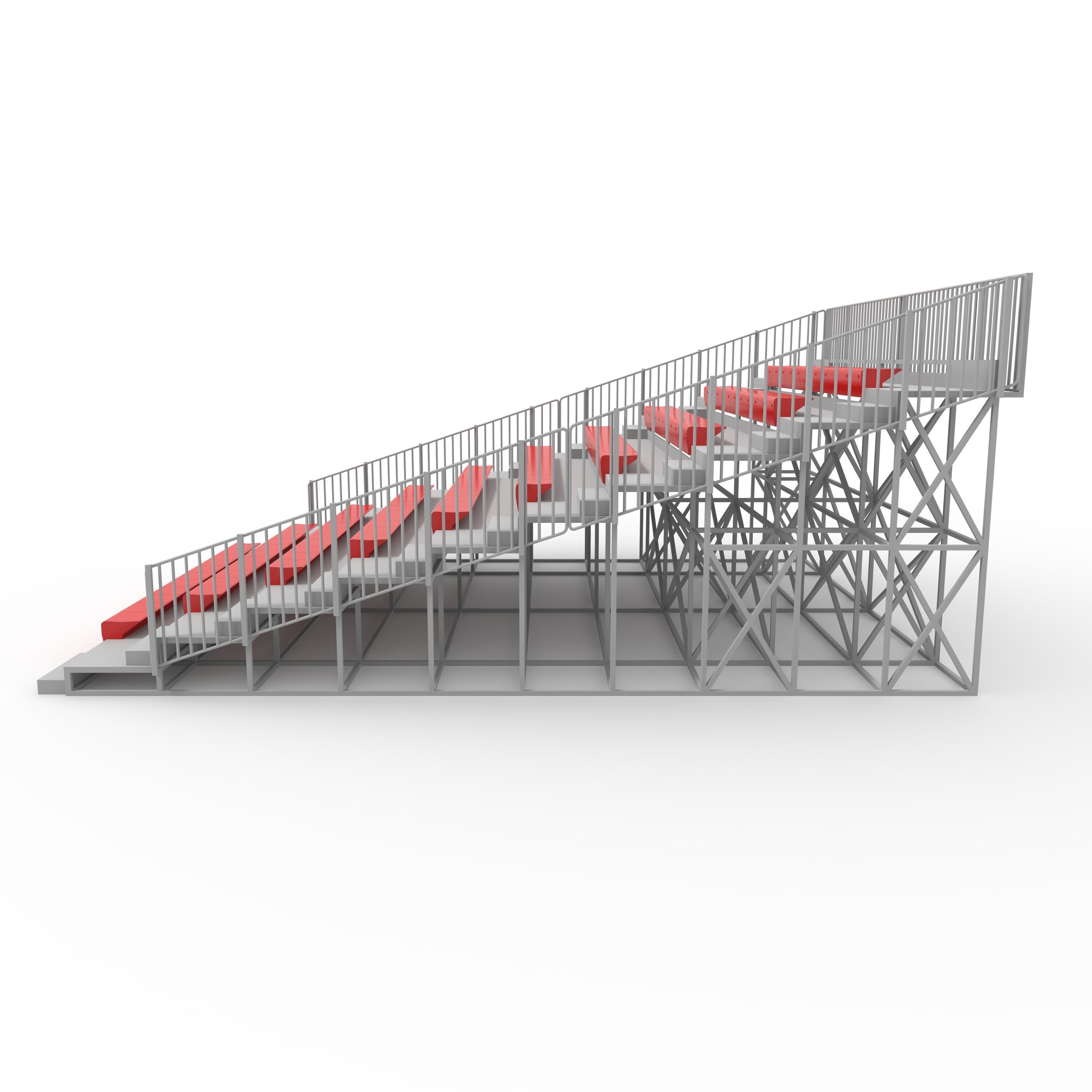 Bleachers 56 3D model_12