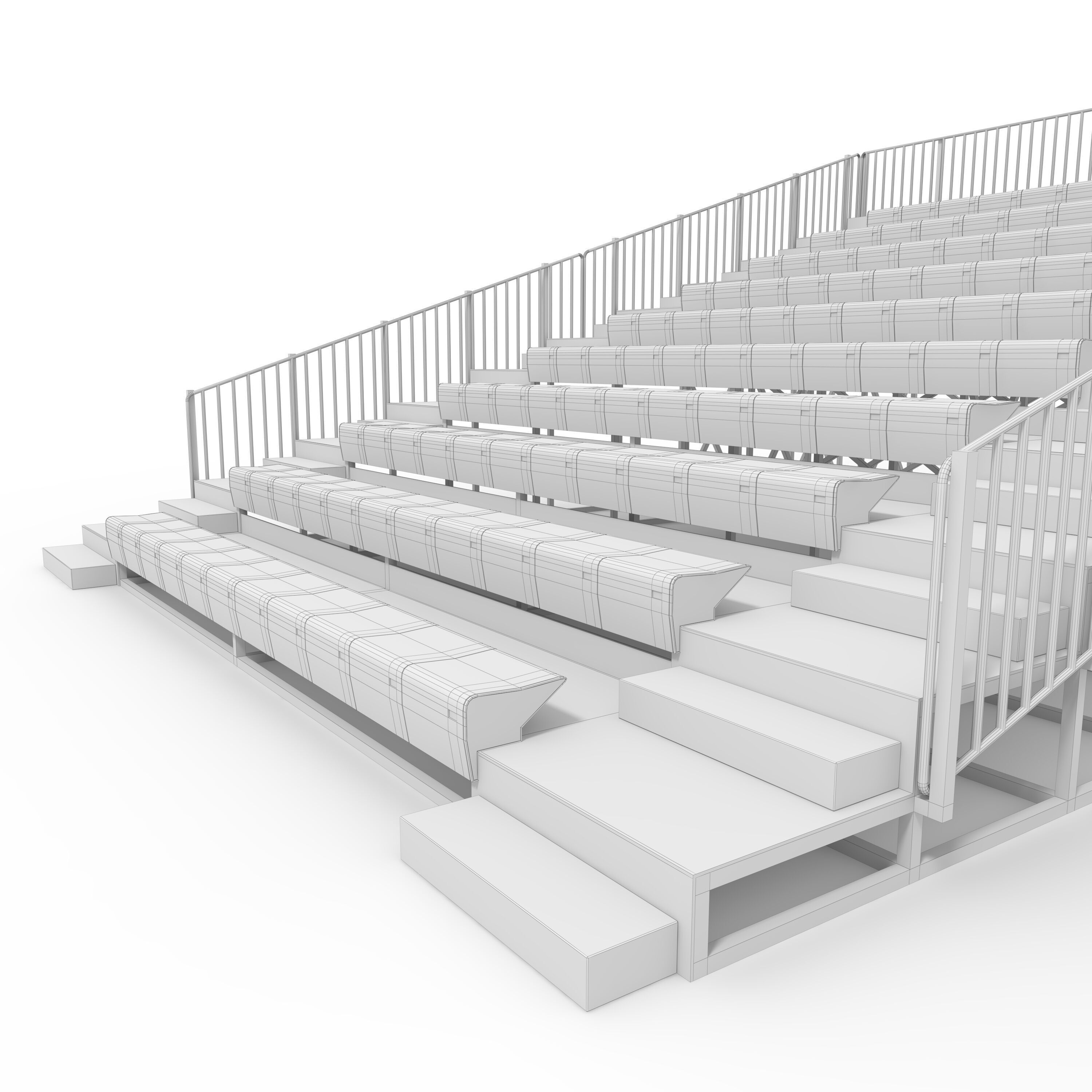 Bleachers 56 3D model_21