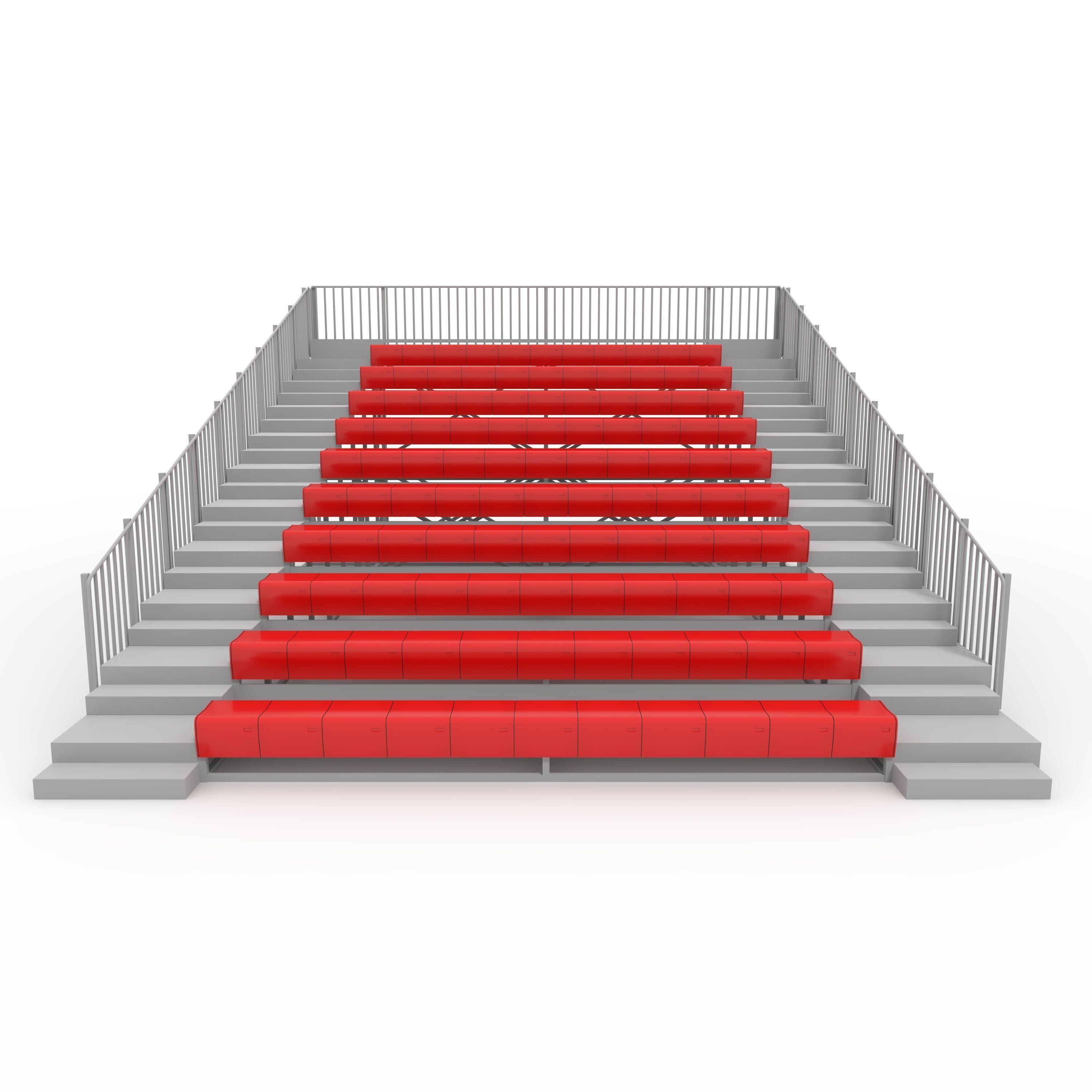 Bleachers 56 3D model_10