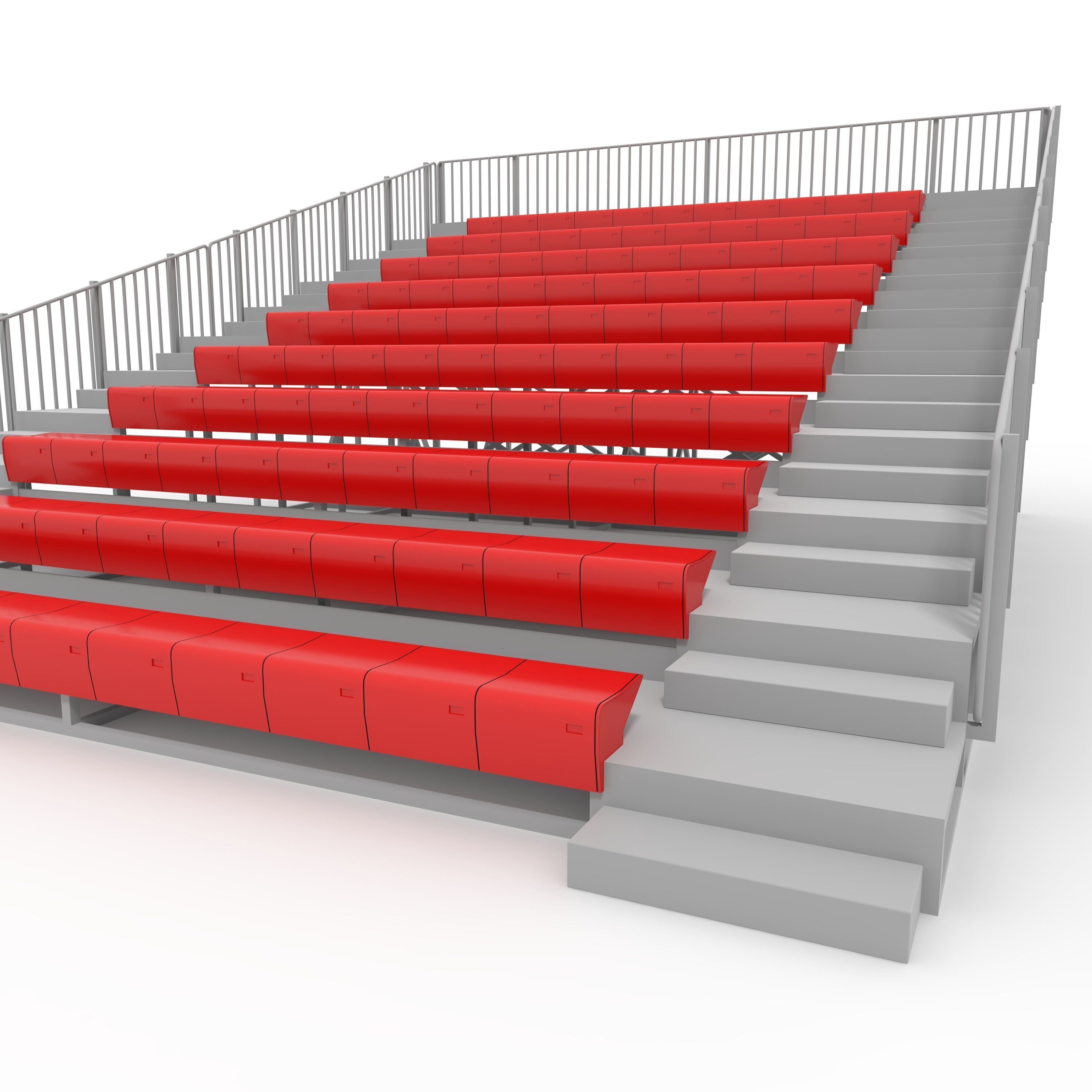 Bleachers 56 3D model_22